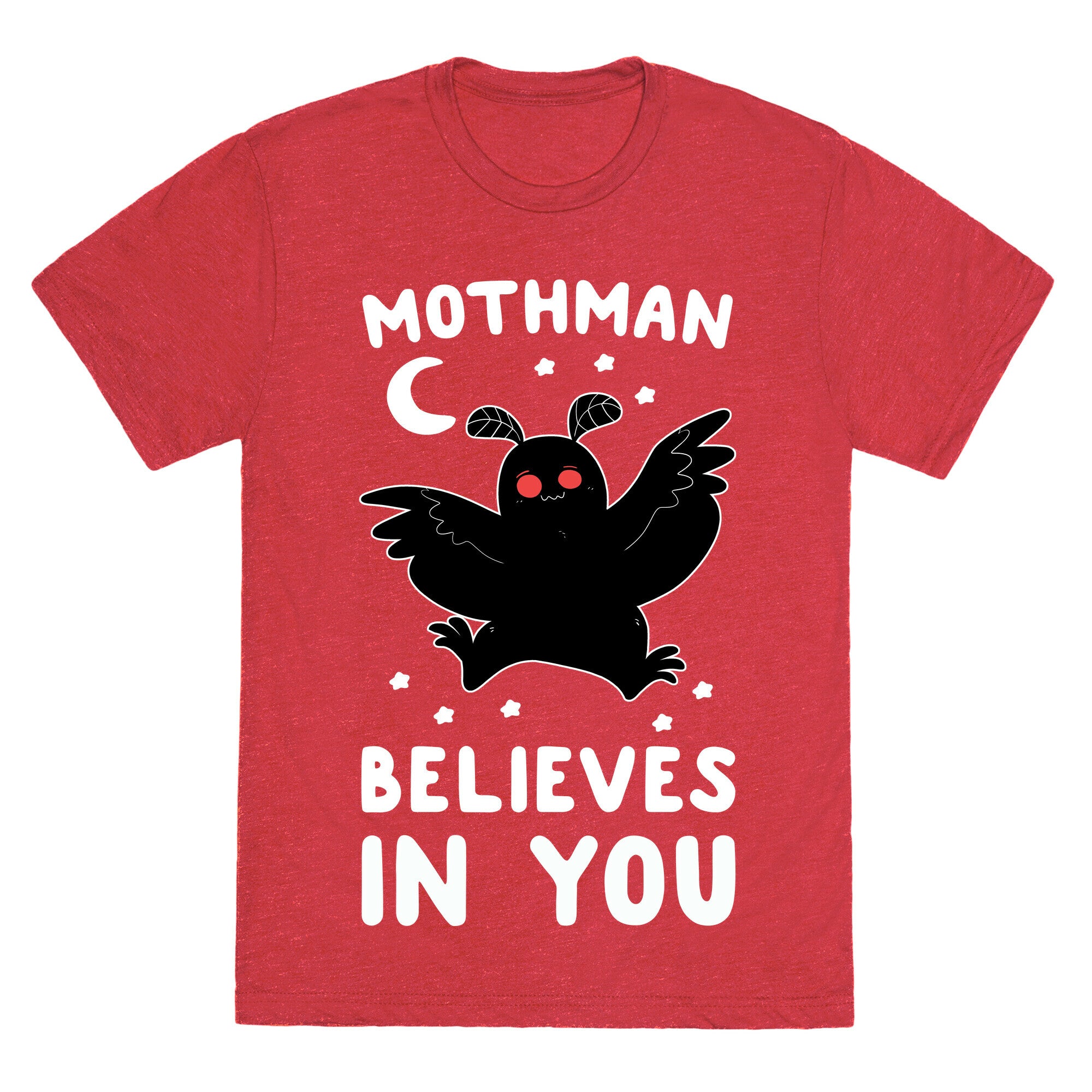 Mothman Believes in You Unisex Triblend Tee
